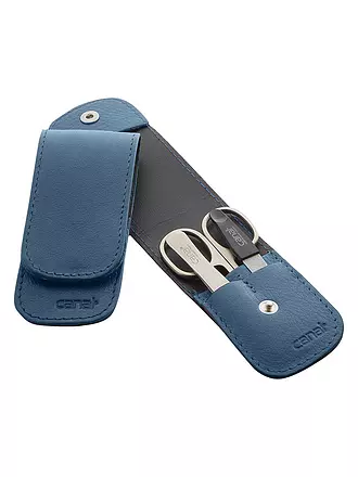 CANAL | Stecketui mit Druckknopf 3-teilig (Blau) 5376 | 